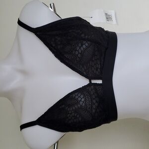 Lively The Palm Lace Busty Bralette: Black 2